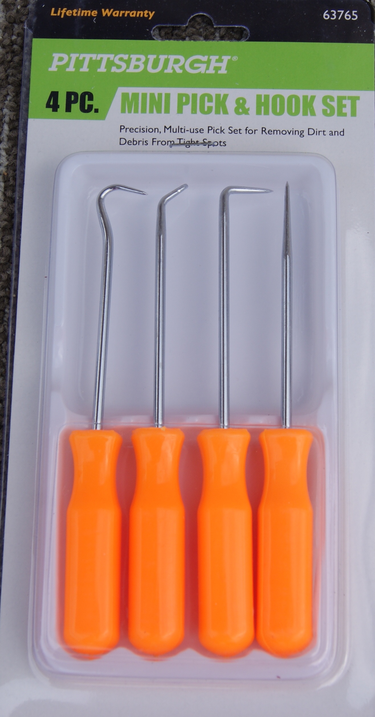 4 pc Mini Pick & Hook Set